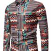 Manfinity Men Print Graphic Colorful Vac Shirt
