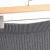 Round Neck Hem Shawl Collar Knit 2 Ps Set