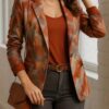 New Fashionable Slimming Versatile Printed Blazer