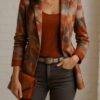 New Fashionable Slimming Versatile Printed Blazer
