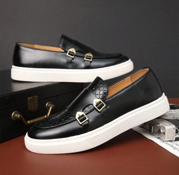 Men's Spring Casual Brown Leather Shoes