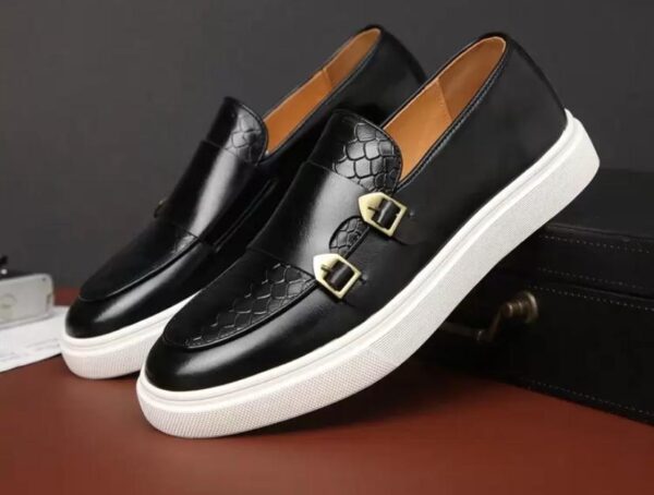 Men's Spring Casual Brown Leather Shoes