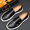 Men's Spring Casual Brown Leather Shoes
