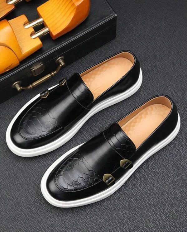 Men's Spring Casual Brown Leather Shoes