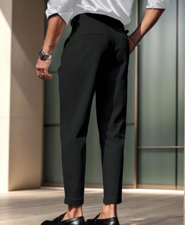 Calvornis Men's Solid Color Casual Pants