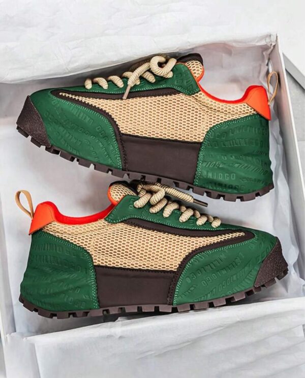Green High Top Casual Sneakers