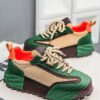 Green High Top Casual Sneakers