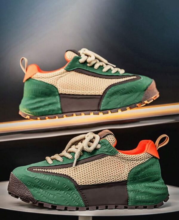 Green High Top Casual Sneakers