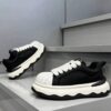 Black and white Lightweight Thick-Soled Casual Sneakers