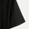 Black Casual Knitted T-Shirt
