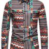 Manfinity Men Print Graphic Colorful Vac Shirt