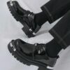 High Quality Glossy Thick Leather Formal Shoes
