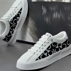 White/Black Vintage Low Sole sneakers