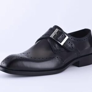 Black Italian formal shoes