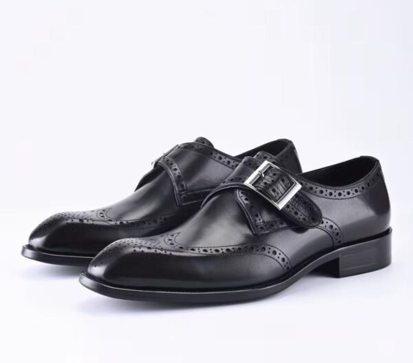 Black Italian formal shoes