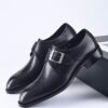 Black Italian formal shoes