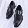 Black Italian formal shoes