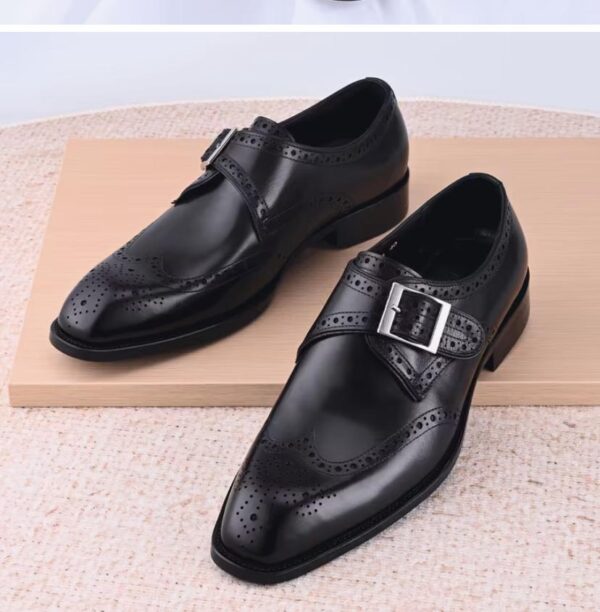 Black Italian formal shoes