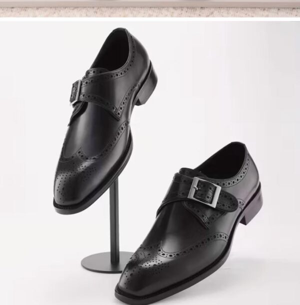 Black Italian formal shoes