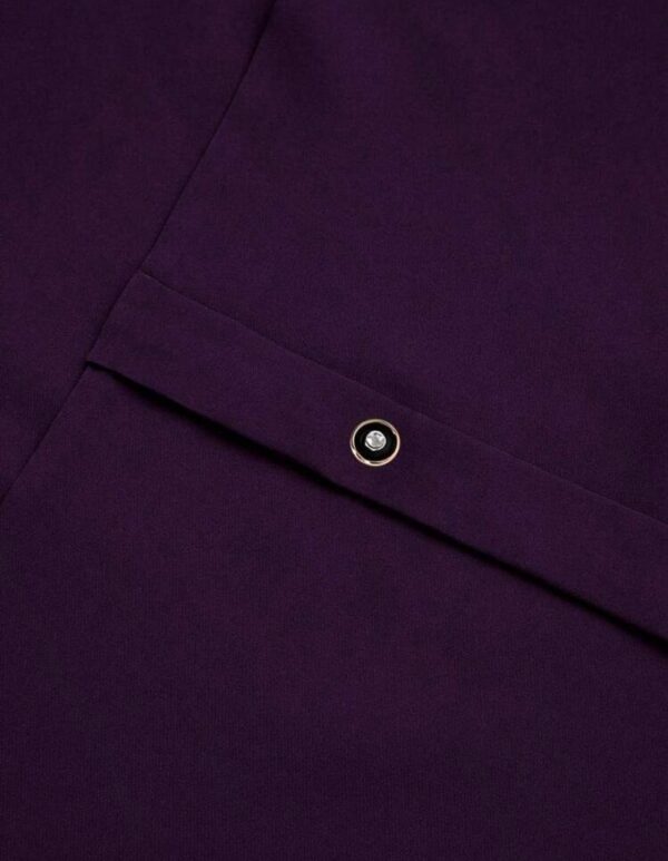 Purple Dashiki set for Men with a pocket design