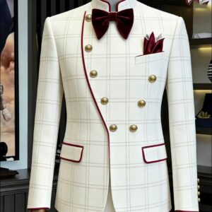 Man’s stand up beautiful collar jacket