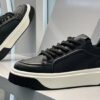 Black white think sole sneaker