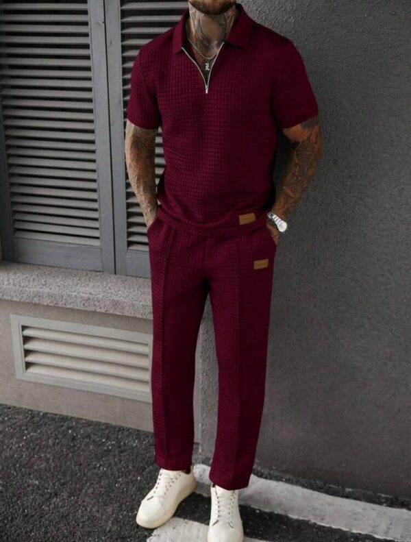 Solid Color Raglan Short Sleeve (Burgundy)