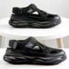 Black outdoor fashion slippers
