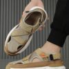 Brown outdoor fashion slippers
