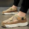 Brown outdoor fashion slippers