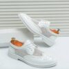White formal classic breathable shoes