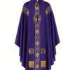 Purple Clerical Robe Set With A Sash & Shawl
