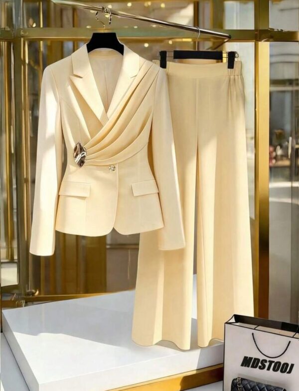 Cream Ladies Elegant Suit