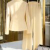 Cream Ladies Elegant Suit