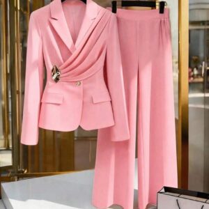 Pink Ladies Elegant Suit