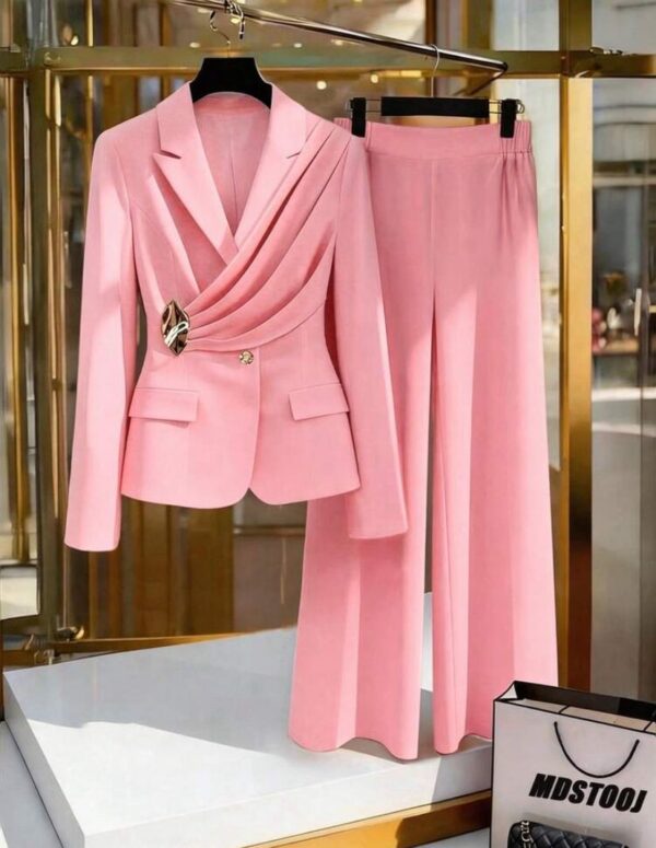Pink Ladies Elegant Suit
