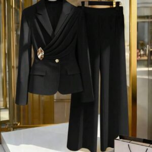 Black Ladies Elegant Suit