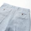 Baby blue plain double breasted suit