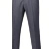 Dark gray plain double breasted suit