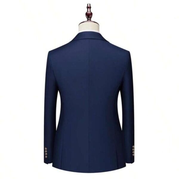 Dark blue double breasted suit
