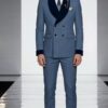 Light blue taxido suit