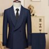 Dark blue taxido suit