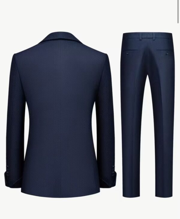 Dark blue taxido suit