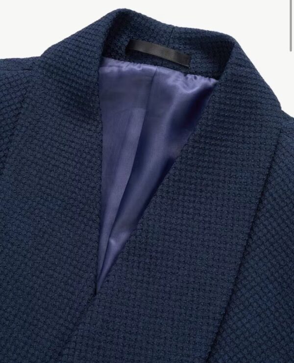 Dark blue taxido suit