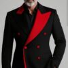 Black and red stylish suit
