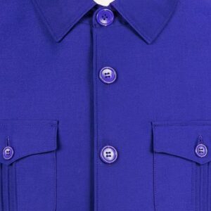 New Royal Blue Safari Classic Suit