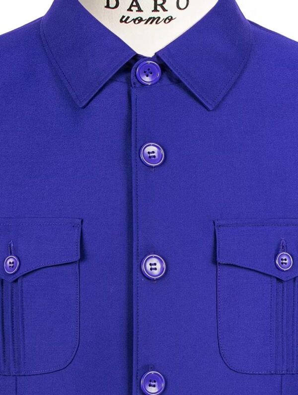New Royal Blue Safari Classic Suit