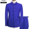 New Royal Blue Safari Classic Suit