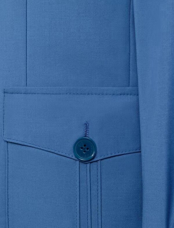 New Sky Blue Safari Classic Suit