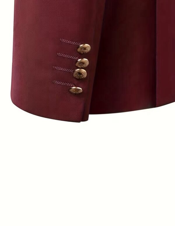 New Burgundy Safari Classic Suit